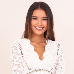 For Yourself Dress in White Lace